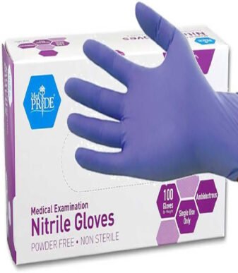 MedPride Nitrile Exam Gloves - Medium (100ct)