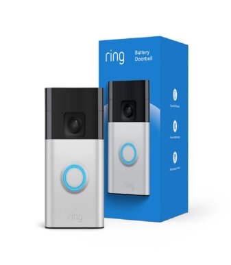 Ring Battery Video Doorbell - Satin Nickel